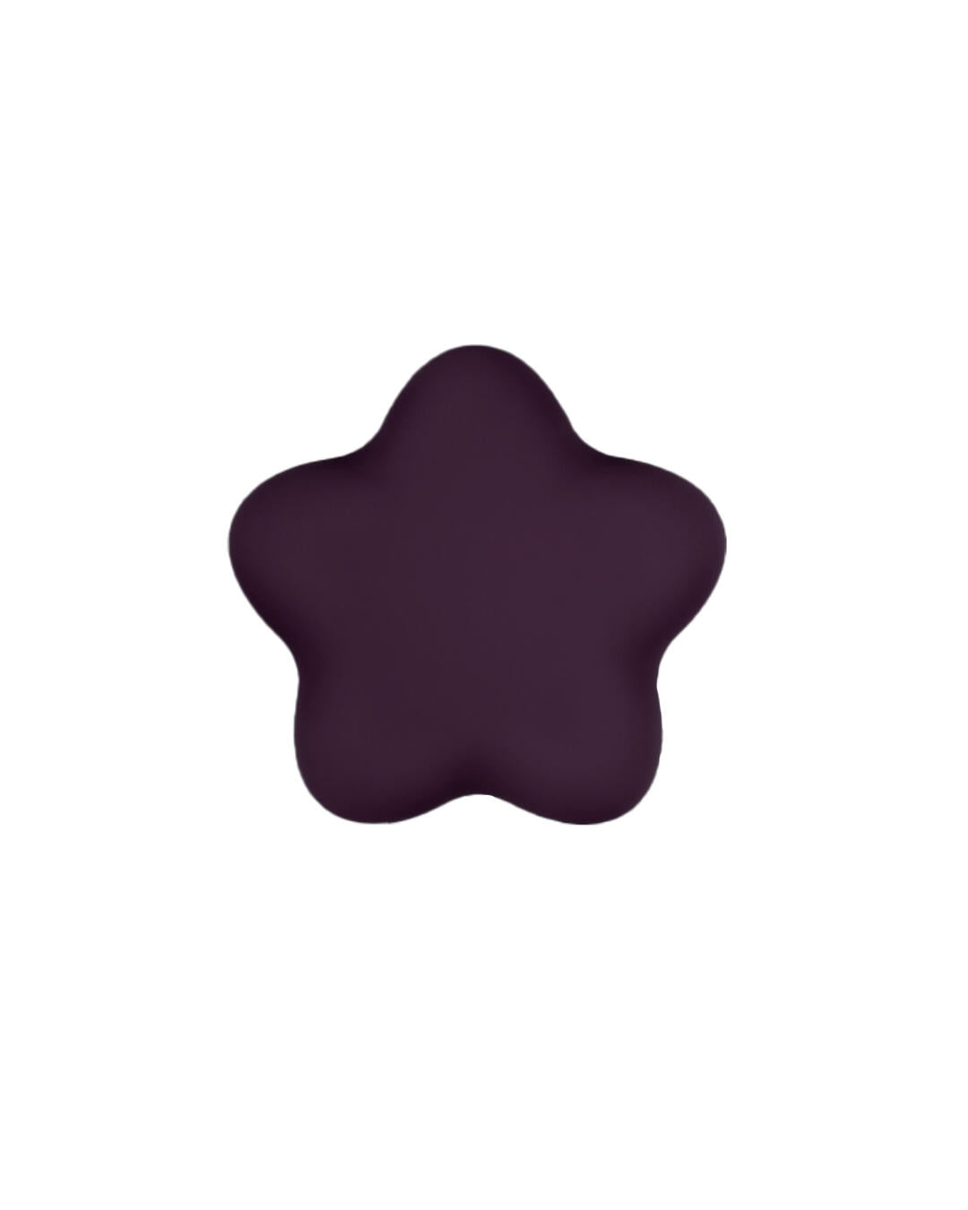Silicone Sticker Star - Deep Plum